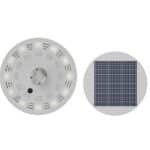 Outdoor Garden Solar Motion Sensor Round Post Top Light 160w 200w 240w Led Landscape Light