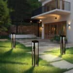 Outdoor Gate Pillar Lights Garden European Bollard Light 30cm 60cm 80cm100cm Led Lawn Decoration Light