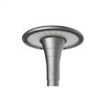 Outdoor Garden Pathway Post Top Lighting Head 30w 60w 80w 100w Led Landscape Pole Light