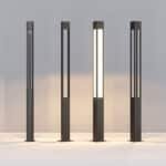 3m 6m 8m Bollard Light 20w 40w 60w Outdoor Garden Led Lawn Light Pathway Landscape Lights