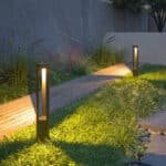 3m 6m 8m Bollard Light 20w 40w 60w Outdoor Garden Led Lawn Light Pathway Landscape Lights
