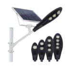 Solar LED Street Light with 50W to 300W Panels for Roads in Saudi Arabia IP65 Rated Cobrap Cobrac Separately Designed