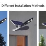Solar LED Street Light with 50W to 300W Panels for Roads in Saudi Arabia IP65 Rated Cobrap Cobrac Separately Designed