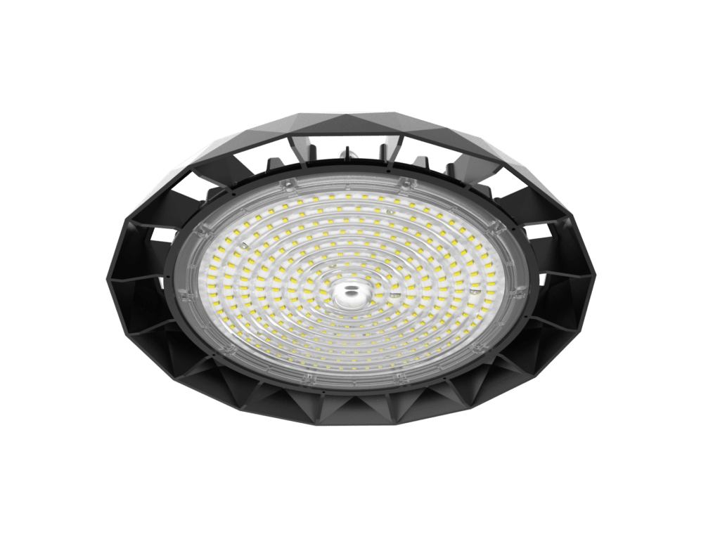 100w 200w 300w Workshop Warehouse Garage Shop Commercial Lighting Fixture 100-277v Led High Bay Light