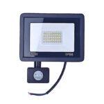 Outdoor Waterproof LED Flood Light Little Apple LED Remote Control Infrared Human Body Sensor Floodlight IP65 for Landscape PIR