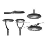 30W-150W IP66 Waterproof Outdoor Garden LED Street Light Aluminum Body with 5 Years Warranty IP66 IK08 Single Double Arm