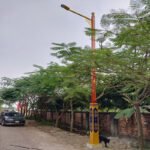 360 Degree LED Street Light Pole with 180 Degree Epistar Chip Cob Housing AC Power Supply IP66 Rating 5-Year Warranty Road Use