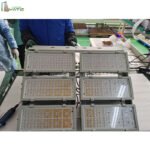 Tennis Court LED Flood Light 400W-1500W Dimmable 0-10V DMX DALI Aluminum Body 5 Years Warranty for Stadium