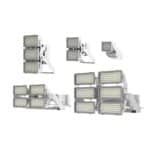 Commercial Outdoor LED Flood Light Fixture Glare-Free Stadium LED for Garage Yard Hockey Rink Field 5-Year Warranty Aluminum