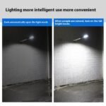 Integrated Radar Human Body Sensing LED Street Light Die-cast Aluminum Remote Control Timing IP65 for Rural Road Solar Powered