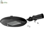 Outdoor IP66 Waterproof 30W to 150W LED Pole Light Warm White Garden Bollard for Road Lighting Landscape LED Park Lamps IK08