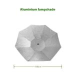 1000W HPS MH Parabolic Grow Lamp Aluminum Umbrella Lampshade Greenhouse Flower  Plant Growth Lighting Agricultural Sodium grow