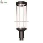 30W 40W 50W Outdoor Garden Aluminum Housing LED Post Top Light IP65 Bollard Pole Landscape Light Warm White LED 220V AC Power