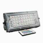 LED Spotlight for Exteriors Light Flood  Lamp Projector Reflector  IP66  Waterproof with Remote Control  50w to 300w RGB  Module