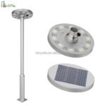 Outdoor Garden Solar Motion Sensor Round Post Top Light 160w 200w 240w Led Landscape Light