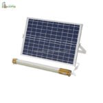 60w 100w 200w 300w Solar Led Fluorescent Tube Light with Solar Panel for Home Yard Lighting