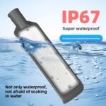 LED Outdoor Street Light New Rural Square Aluminum Arm Golden Bean IP65 50W 100W 150w 200wHigh Quality Cheap Road Lighting