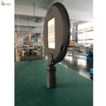 Round Shape Led Solar Street Light High Mast  Led Round Lighting Pole Ip66 Street Lamp Pole