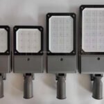 100W LED Street Light with IP65 Waterproof Die-casting Aluminum Housing PC Lens for Highway Parking Lots AC 200W Power Supply