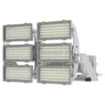 Commercial Outdoor LED Flood Light Fixture Glare-Free Stadium LED for Garage Yard Hockey Rink Field 5-Year Warranty Aluminum