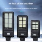 Integrated Radar Human Body Sensing LED Street Light Die-cast Aluminum Remote Control Timing IP65 for Rural Road Solar Powered