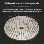 UFO Industrial Mining Lamp High Bay Chandelier for Workshop Warehouse LED Flying Saucer Ceiling Lamp Lighting 100w 150w 200w