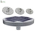 Outdoor Garden Solar Motion Sensor Round Post Top Light 160w 200w 240w Led Landscape Light