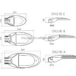 40w 50w 60w Led Street Light Outdoor Ip65 Waterproof Commercial Lighting Project Solution Luminaire