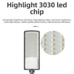 50W to 200w Adjustable Outdoor LED Street Light Head for Cities AC Linear DRIVER 100% REAL Power WITH WHOLE LENS SMD  DOB Road