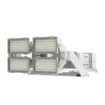Commercial Outdoor LED Flood Light Fixture Glare-Free Stadium LED for Garage Yard Hockey Rink Field 5-Year Warranty Aluminum