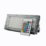 LED Spotlight for Exteriors Light Flood  Lamp Projector Reflector  IP66  Waterproof with Remote Control  50w to 300w RGB  Module
