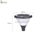 Hot Sale Outdoor Garden Bollard Lights Ip65 Waterproof 7w 12w 15w 20w Solar Led Lawn Light