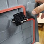 Dual Row LED Street Lamp Pole with Laser Light Bar Aluminum Alloy Body IP67 Rating AC Power Supply Road Garden Street Lighting