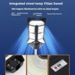 Hot Selling Outdoor Solar Street Lights Waterproof LED Garden Lights for New Rural Community Home IP67 for Road Cross-Border