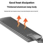 50W to 200w Adjustable Outdoor LED Street Light Head for Cities AC Linear DRIVER 100% REAL Power WITH WHOLE LENS SMD  DOB Road