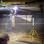 Outdoor Rechargeable Camping Light Worksite 40w 48w 65w 70w High Efficiency LED Cylindrical Working Light