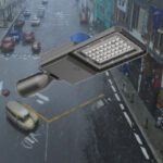 LED Street Light ENEC CB Rated 5 Pin 7 Pin  Smart Street Lighting System 150W Led Street Light