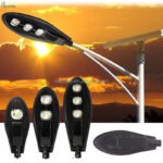 LED Street Light Fixture Outdoor Ip66 Waterproof Cobra Road Lamp Head 50w Solar Powered Led Street Light with Solar Panel