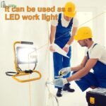 Projector Lamp Cob Led Work Light Led Floodlight Outdoor  With Tripod Stand 100w 200w 300w 400w Portable Emergency Rechargeable