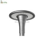 Outdoor Garden Pathway Post Top Lighting Head 30w 60w 80w 100w Led Landscape Pole Light
