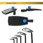 High Lumen Waterproof Outdoor Ip66 100W LED Street Light 40W to 240W Variants Durable LED Street Lamp for Outdoor  AC100-277V