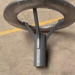 Outdoor Aluminum Garden Lamp IP65 Waterproof IP65 Exterior Post Light Fixture Clear Glass Landscape Lighting for Home Garden