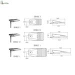 Landscape IP65 Road Lamp Lens All Wattage  50w 80w 100w 120w  150w 200w 250w 300w Watt Led Street Light