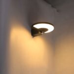 Outdoor Waterproof LED Wall Light Solar Garden Light with IP65 Rating PC Body for Door Fence Grape Rack House