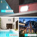 10w 20w 30w 50w Foldable Tripod Stand Work Light LED Flood Light Portable Emergency