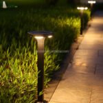 Factory Price Outdoor Garden Pathway Solar Lawn Bollard Lights 3w 4w 5w Led Solar Landscape Light
