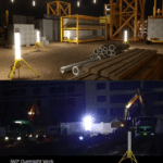 10w 20w 30w 50w Foldable Tripod Stand Work Light LED Flood Light Portable Emergency