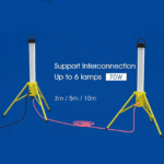 10w 20w 30w 50w Foldable Tripod Stand Work Light LED Flood Light Portable Emergency